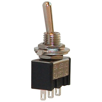 Circuit Test SPDT 6A, On-On  Miniature Toggle Switch